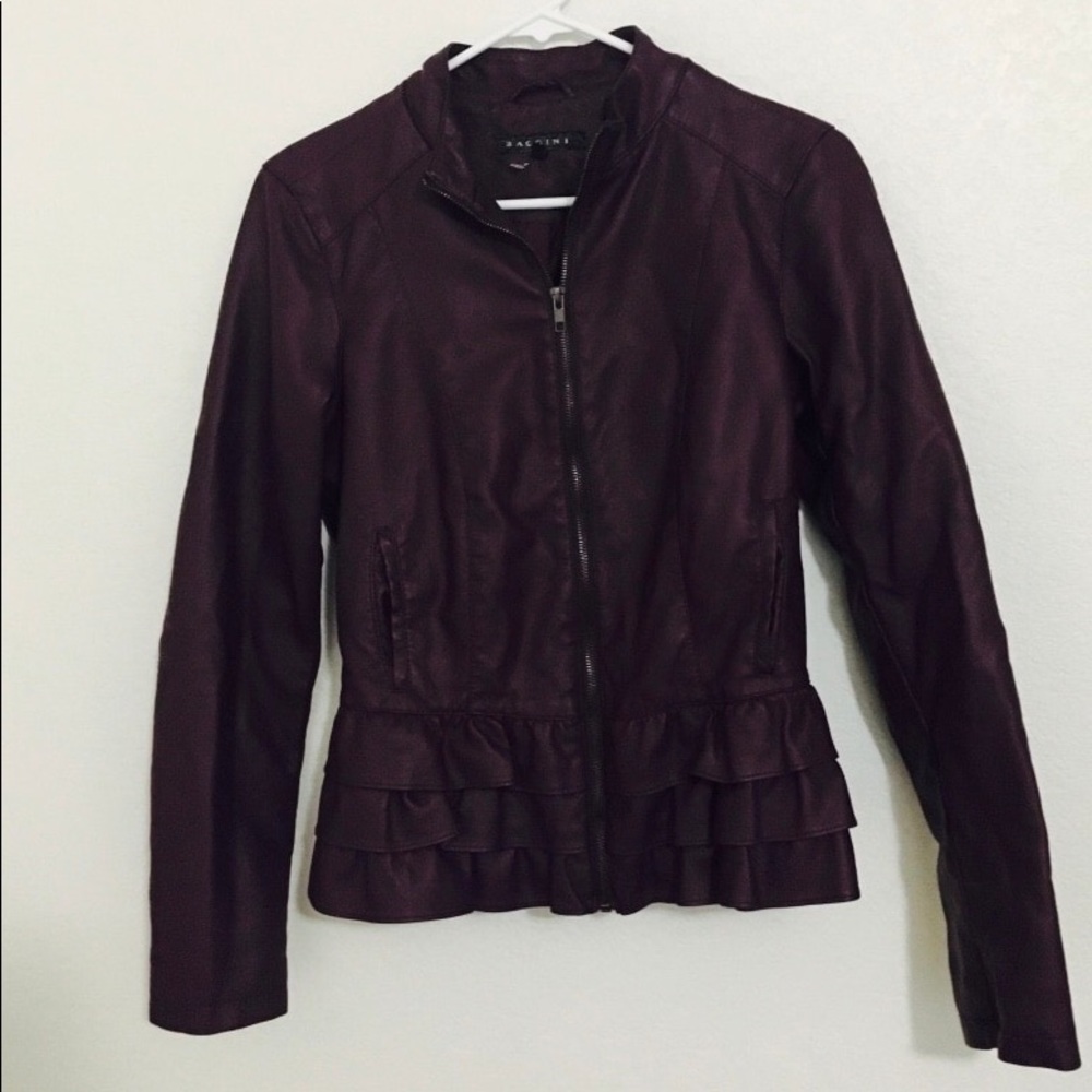 Purple Leather Jacket ❤️